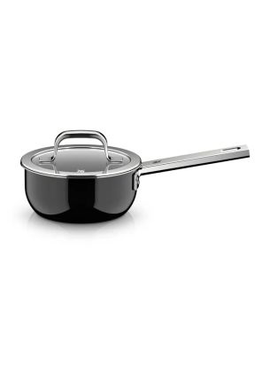 Niski rondelek z pokrywką (16 cm) czarny Fusiontec Mineral Pro WMF