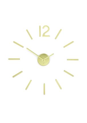 Zegar ścienny (kolor mosiądzu) Blink Umbra