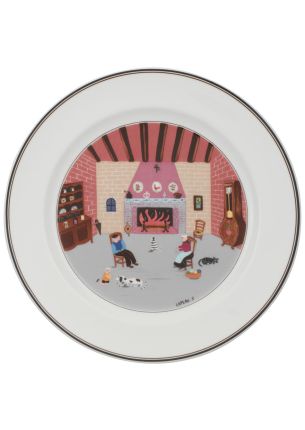 Talerz obiadowy Kominek (27 cm) Design Naif Villeroy & Boch