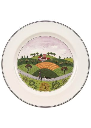 Talerz obiadowy Myśliwy (27 cm) Design Naif Villeroy & Boch