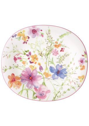 Talerz sałatkowy (owalny) Mariefleur Basic Villeroy & Boch