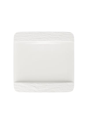 Talerz do serwowania kwadratowy (biały) Manufacture Rock blanc Villeroy & Boch