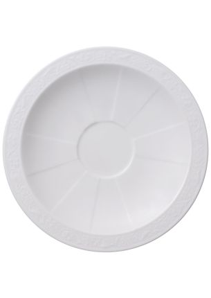 Spodek do filiżanki do kawy lub herbaty (16 cm) White Pearl Villeroy & Boch
