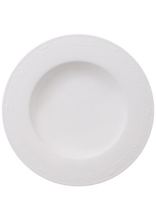 Talerz głęboki (24 cm) White Pearl Villeroy & Boch