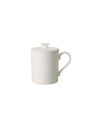 Kubek z pokrywką MetroChic Blanc Gifts Villeroy &  Boch