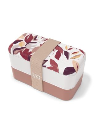 Lunchbox Bento Original Graphic Pink Vegetal Monbento