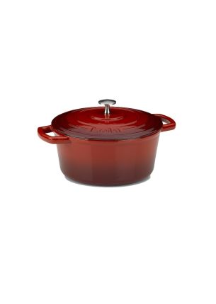 Naczynie żeliwne 3,8 l (czerwone) Calido Kela 