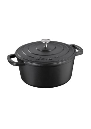 Naczynie żeliwne 3,8 l (czarne) Calido Kela