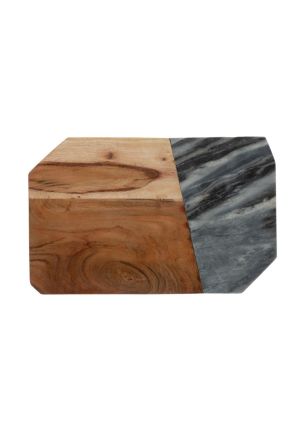 Deska wielokątna (marmur/drewno) Elements Typhoon