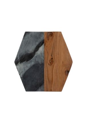 Deska ośmiokątna (marmur/drewno) Elements Typhoon