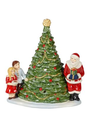 Świecznik na tealight Św. Mikołaj przy choince Christmas Toy's Villeroy & Boch