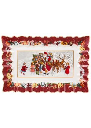 Półmisek prostokątny św. Mikołaj z dziećmi Toy's Fantasy Villeroy & Boch