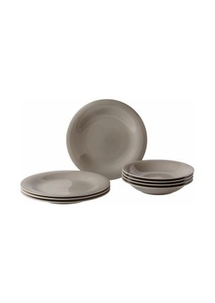Zestaw naczyń stołowych (8 el.) Color Loop Stone Villeroy & Boch