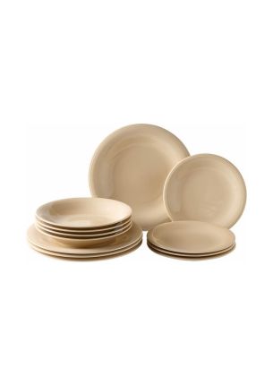 Zestaw talerzy (12 el.) Color Loop Sand Villeroy & Boch
