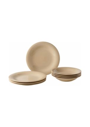 Zestaw naczyń stołowych (8 e.) Color Loop Sand Villeroy & Boch
