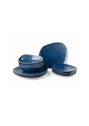 Zestaw talerzy (12 el.) Organic Turquoise Villeroy & Boch