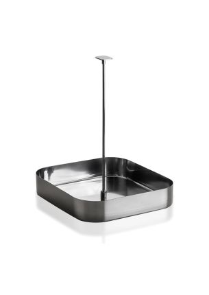 Koszyk kwadratowy z uchwytem (22 cm) Stile Mepra