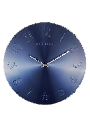 Zegar ścienny (niebieski) Elegant Dome Nextime