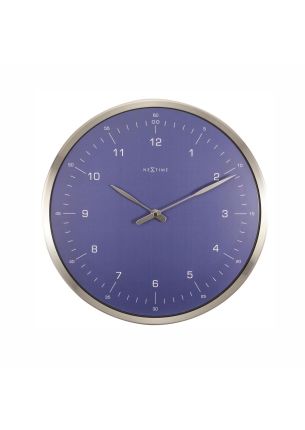 Zegar ścienny (niebieski) 60 Minutes Nextime