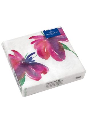 Zestaw 20 serwetek (25 x 25 cm) Artesano Flower Art Cocktail Villeroy & Boch