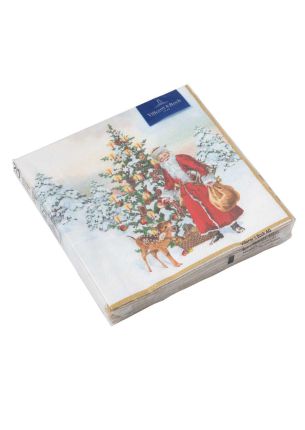 Zestaw 20 serwetek Mikołaj z choinką M Winter Specials Villeroy & Boch