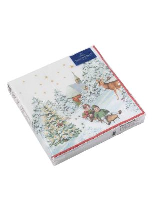 Zestaw 20 serwetek Dzieci na sankach M Winter Specials Villeroy & Boch
