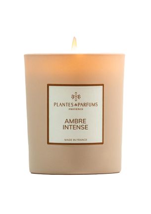 Świeca zapachowa roślinna 180 g Intense Amber Plantes & Parfums