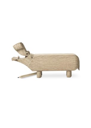 Figura, zabawka drewniana Hipopotam Kay Bojesen