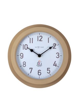 Zegar ogrodowy (biało-brązowy) Poppy Nextime