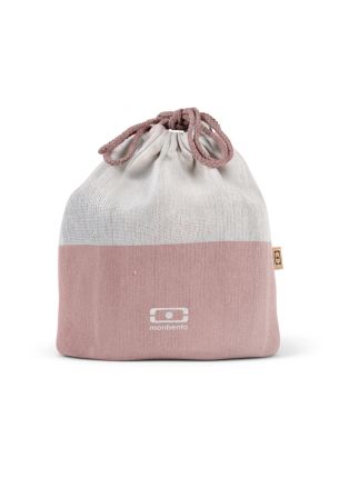 Lunchbag Natural flamingo L Pochette Monbento