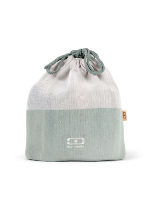 Lunchbag Natural green L Pochette Monbento