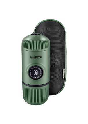 Przenośny ekspres do kawy + etui (moss green) Nanopresso Wacaco