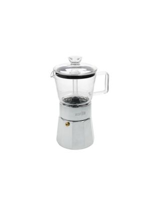 Szklana kawiarka 290 ml (srebrna) Verona La Cafetiere