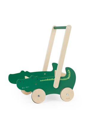 Drewniany wózek Krokodyl Trixie Baby