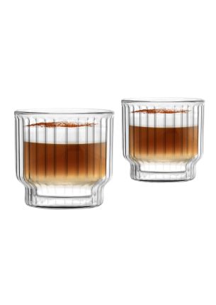 Zestaw 2 pucharków do deserów z podwójnymi ściankami (260 ml) Lungo Vialli Design