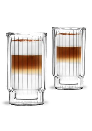 Zestaw 2 szklanek z podwójnymi ściankami (300 ml) Lungo Vialli Design