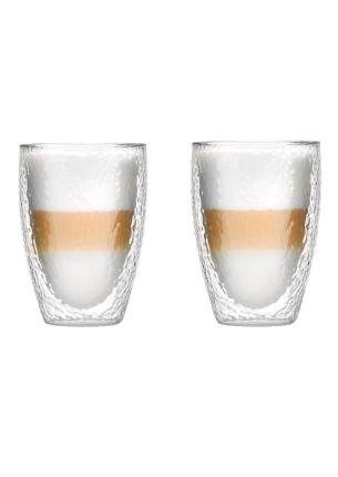 Zestaw 2 szklanek z podwójnymi ściankami (350 ml) Alessia Vialli Design