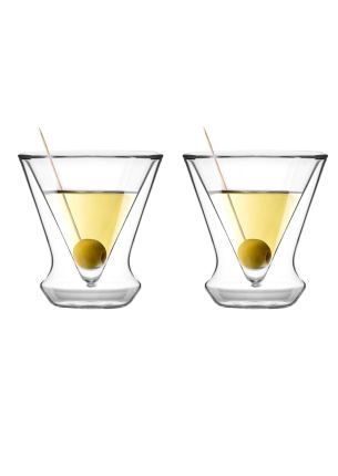 Zestaw 2 kieliszków do martini z podwójną ścianką (155 ml) Soho Vialli Design