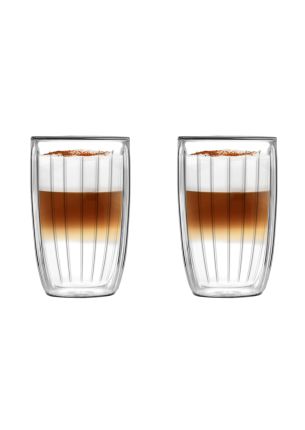 Zestaw 2 szklanek wysokich z podwójnymi ściankami (350 ml) Tulip Vialli Design
