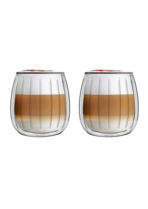 Zestaw 2 szklanek niskich z podwójnymi ściankami (250 ml) Tulip Vialli Design