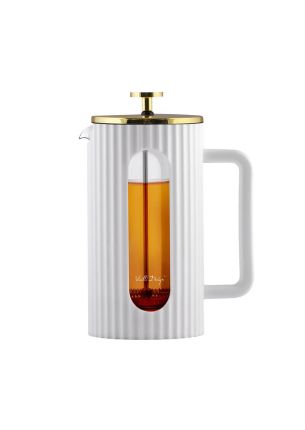 Zaparzacz do kawy i herbaty (1 l) Livio biały Vialli Design