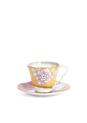 5C107800045 Filiżanka do herbaty ze spodkiem Flower Bouquet Butterfly Bloom Wedgwood