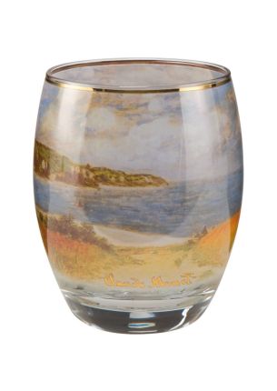 Szklany świecznik Ścieżka przez kukurydzę Cloude Monet Goebel