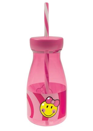 Butelka ze słomką dla dziewczynki Smiley Kid Zak! Designs
