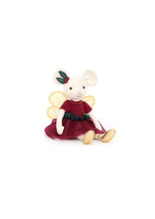 Maskotka Świąteczna Myszka w sukience JellyCat