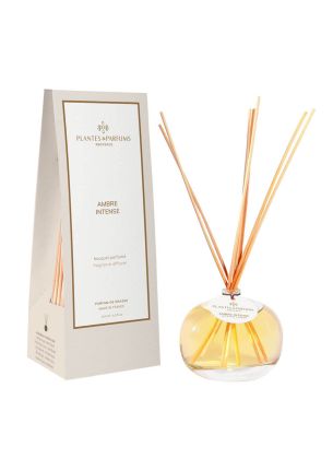 Dyfuzor z patyczkami (100 ml) Intense Amber Plantes & Parfums