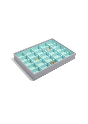 Organizer na biżuterię (szaro-miętowy) Classic Stackers