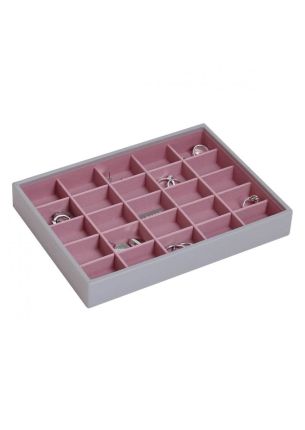 Organizer na biżuterię (szaro-różowy) Classic Stackers