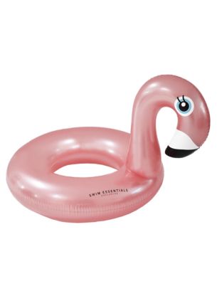 Koło do pływania Rose Gold Flamingo (95 cm) The Swim Essentials