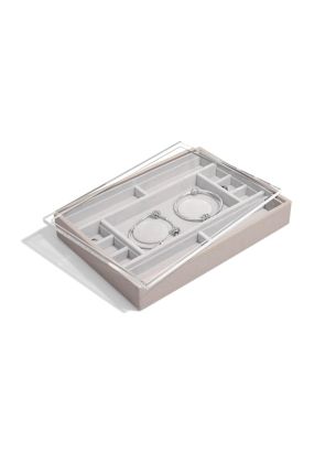 Organizer na bransoletek charms + pokrywka (taupe) Classic Stackers